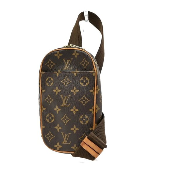 LOUIS VUITTON Pochette Gange Shoulder Bag Monogram Brown Spain - Picture 2 of 16